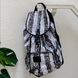 Pink by Victoria’s Secret Sequin Striped Backpack